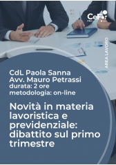 Novità In Materia Lavoristica E Previdenziale: Dibattito Sul Primo Trimestre