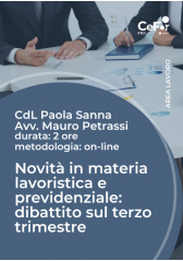 Novità In Materia Lavoristica E Previdenziale: Dibattito Sul Terzo Trimestre