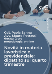 Novità In Materia Lavoristica E Previdenziale: Dibattito Sul Quarto Trimestre