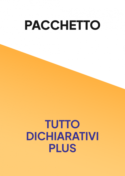 PACCHETTO TUTTO DICHIARATIVI 2025 PLUS