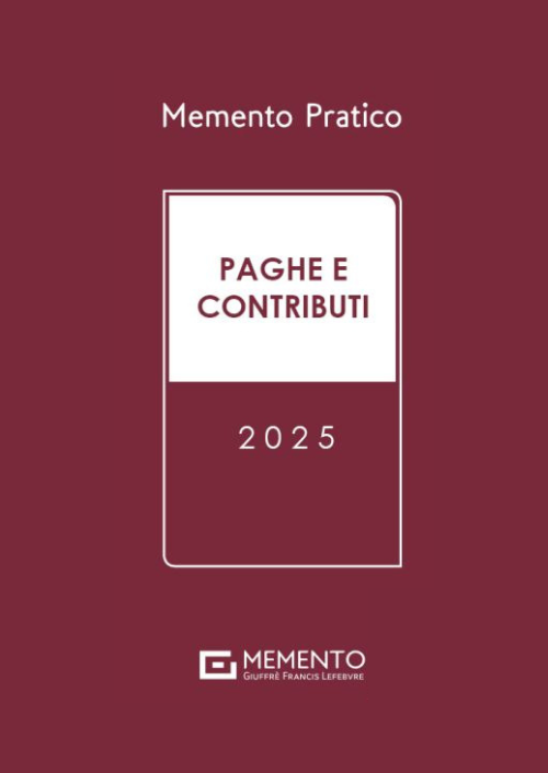 MEMENTO PAGHE E CONTRIBUTI 2025