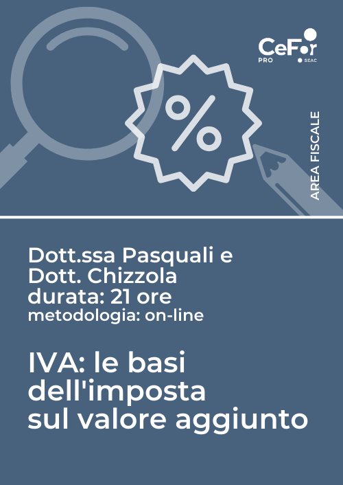 IVA: le basi dell'imposta sul valore aggiunto - Ed. Marzo