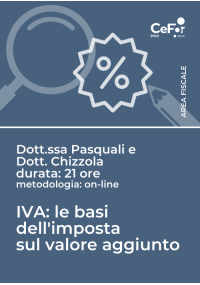 IVA: le basi dell'imposta sul valore aggiunto - Ed. Novembre