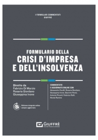 FORMULARIO DELLA CRISI D'IMPRESA E DELL'INSOLVENZA