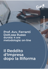 Il Reddito D'impresa Dopo La Riforma