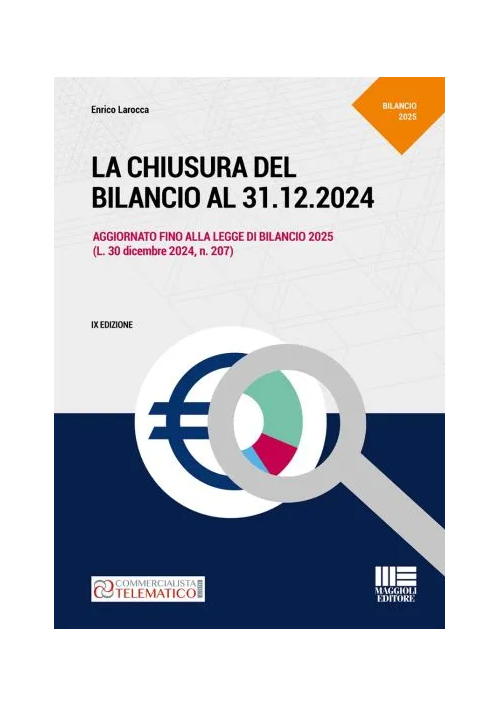 LA CHIUSURA DEL BILANCIO AL 31.12.2024