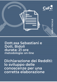 Dichiarazione dei Redditi: lo sviluppo delle conoscenze per una corretta elaborazione