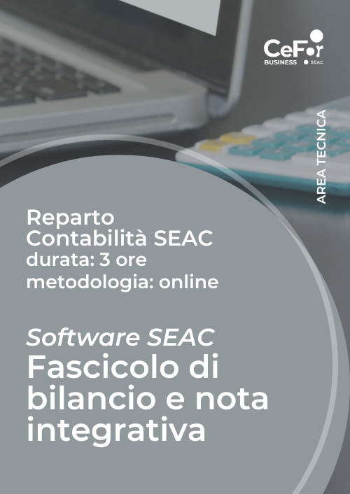 Suite Contabilità SEAC - Fascicolo di bilancio e nota integrativa