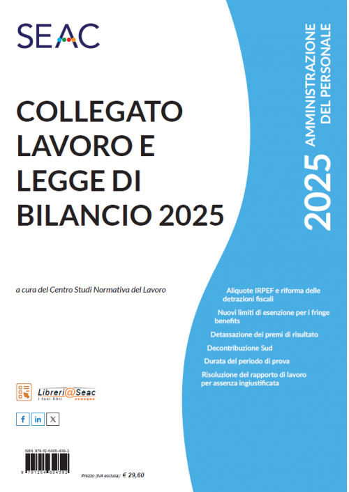 COLLEGATO LAVORO E LEGGE DI BILANCIO 2025