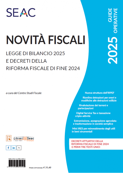 NOVITÀ FISCALI - Legge di bilancio 2025