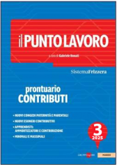 Il Punto Lavoro 3/2025 - Prontuario Contributi