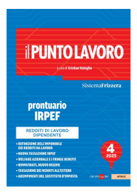 IL PUNTO LAVORO 4/2025 - PRONTUARIO IRPEF