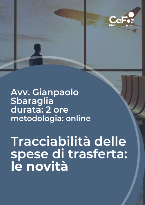 Tracciabilità delle spese di trasferta: le novità