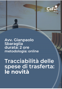 Tracciabilità delle spese di trasferta: le novità