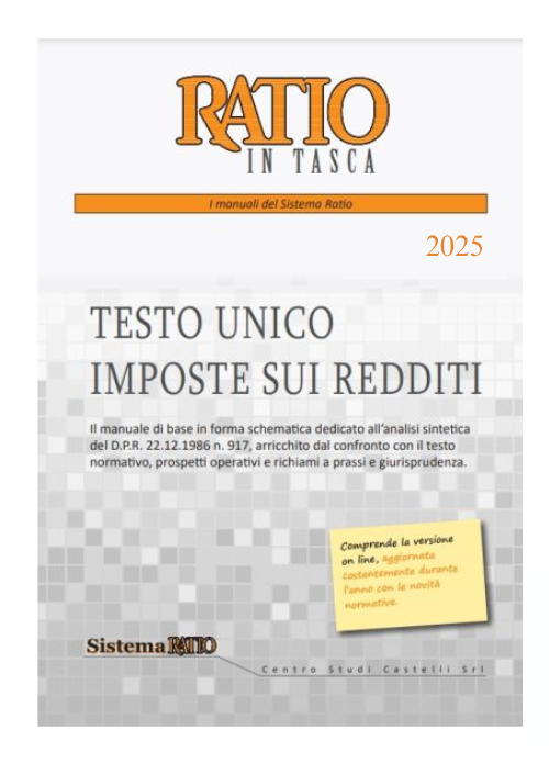 TESTO UNICO IMPOSTE SUI REDDITI 2025