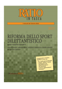 RIFORMA DELLO SPORT DILETTANTISTICO 2025