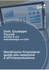 Rendiconto Finanziario: guida alla redazione e all’interpretazione - Ed. Ottobre