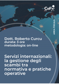 Servizi internazionali: la gestione degli scambi tra normativa e pratiche operative - Ed. Marzo