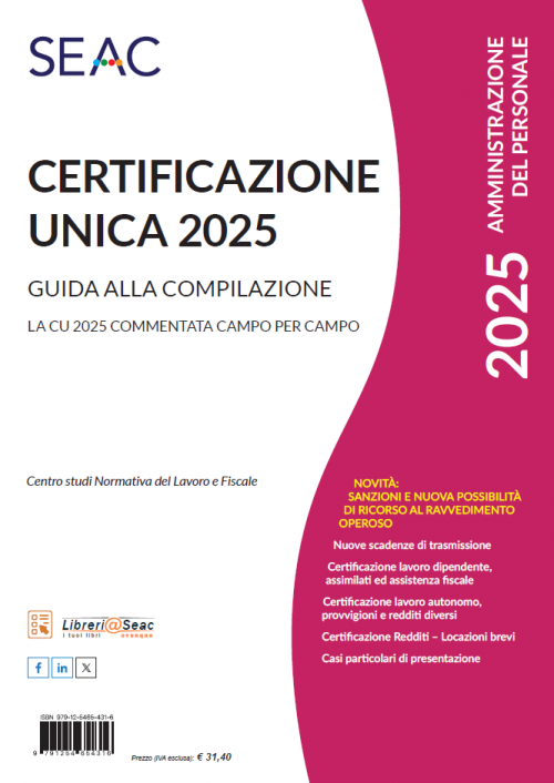 CERTIFICAZIONE UNICA 2025 - Guida alla Compilazione