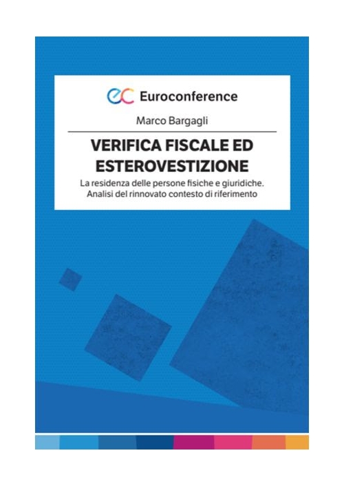 VERIFICA FISCALE ED ESTEROVESTIZIONE