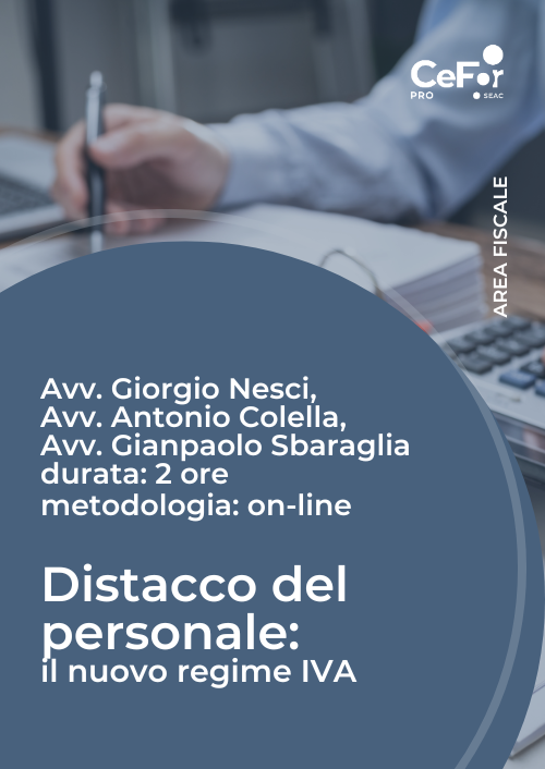 Distacco del personale: il nuovo regime IVA