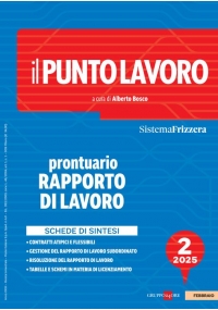 IL PUNTO LAVORO 2/2025 - PRONTUARIO DEL RAPPORTO DI LAVORO