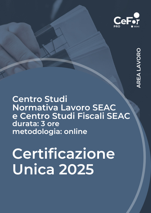 Certificazione Unica 2025