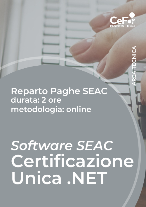 Suite Paghe SEAC - Certificazione Unica .NET