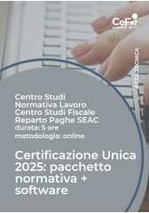 Certificazione Unica 2025: Pacchetto Normativa + Software