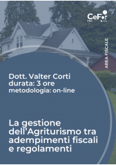 La Gestione Dell'agriturismo Tra Adempimenti Fiscali E Regolamenti