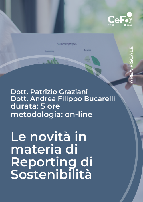 Le novità in materia di Reporting di Sostenibilità