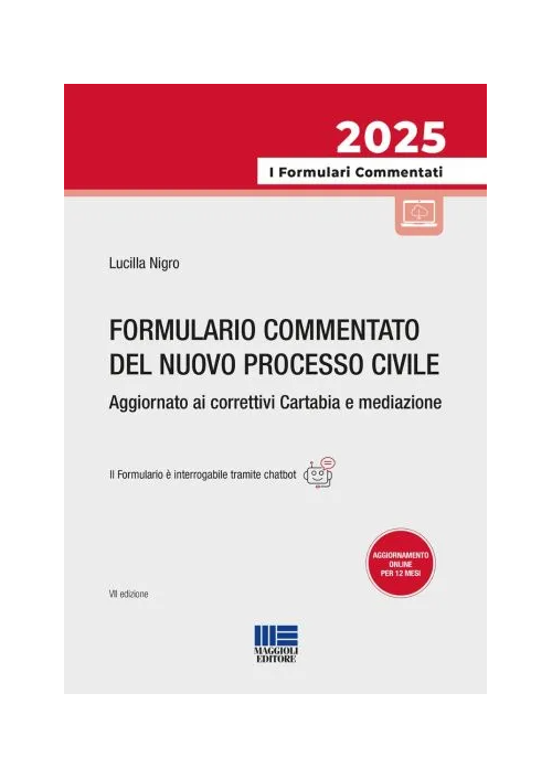 FORMULARIO COMMENTATO DEL NUOVO PROCESSO CIVILE