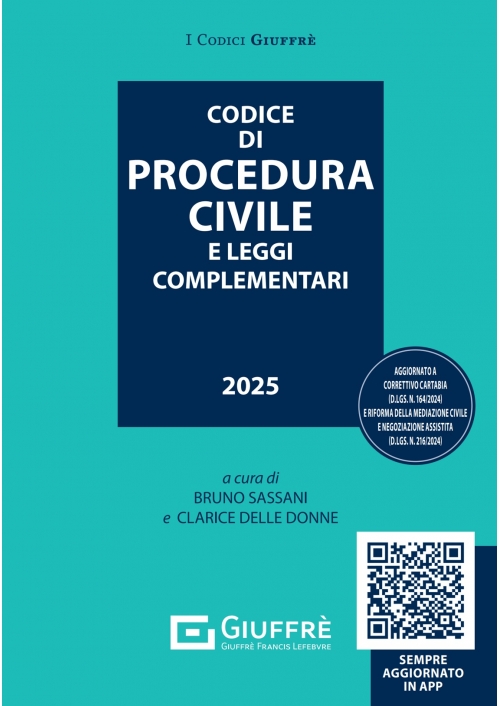 CODICE CIVILE E PROCEDURA CIVILE E LEGGI COMPLEMENTARI