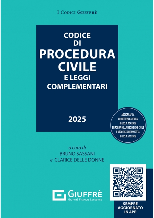 CODICE DI PROCEDURA CIVILE E LEGGI COMPLEMENTARI