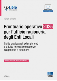 PRONTUARIO OPERATIVO 2025 PER L'UFFICIO RAGIONERIA DEGLI ENTI LOCALI