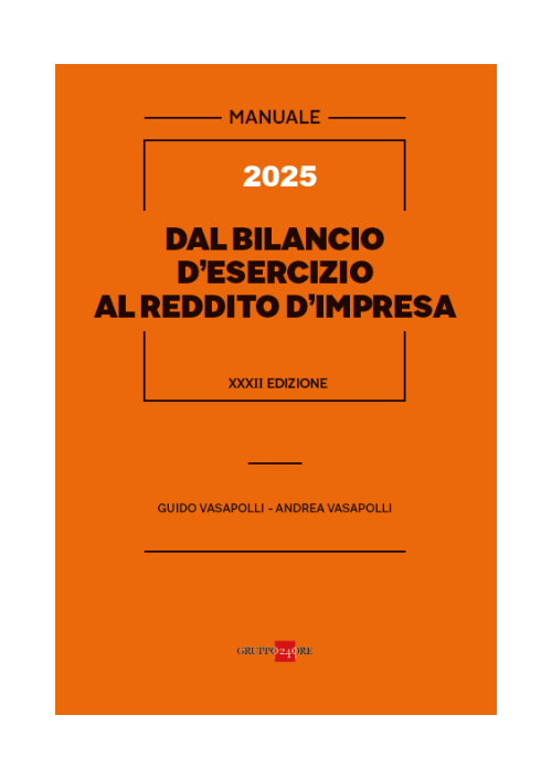 DAL BILANCIO D'ESERCIZIO AL REDDITO D'IMPRESA 2025 VASAPOLLI