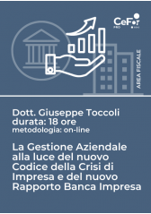 La Gestione Aziendale Alla Luce Del Nuovo Codice Della Crisi Di Impresa E Del Nuovo Rapporto Banca Impresa