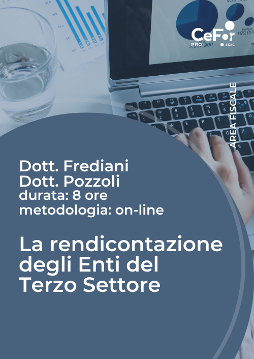 La Rendicontazione degli Enti del Terzo Settore