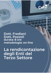 La Rendicontazione Degli Enti Del Terzo Settore