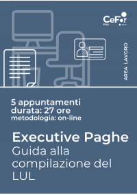 Executive Paghe - Guida alla compilazione del LUL