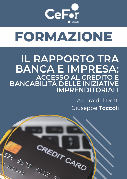 Il Rapporto tra Banca e Impresa - Accesso al credito e bancabilità delle iniziative imprenditoriali