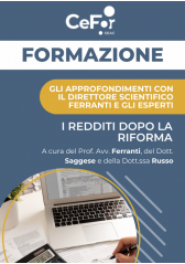 Gli Approfondimenti Con Il Direttore Scientifico Ferranti E Gli Esperti: I Redditi Dopo La Riforma