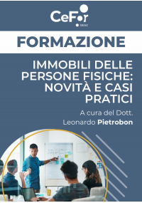 Immobili delle persone fisiche: novità e casi pratici