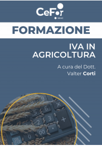 IVA in agricoltura - Ed. Gennaio