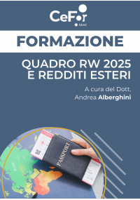 Quadro RW 2025 e Redditi Esteri