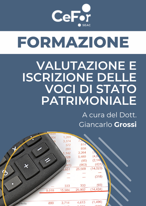 Valutazione e iscrizione delle voci di stato patrimoniale