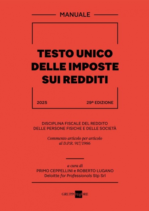 TESTO UNICO DELLE IMPOSTE SUI REDDITI 2025