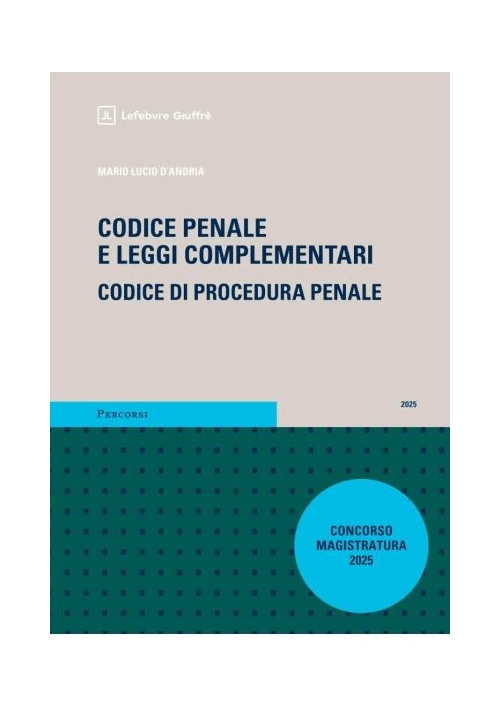 CODICE PENALE MAGISTRATURA 2025