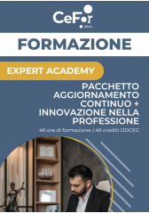 Expert Academy Fiscale: Pacchetto Aggiornamento + Innovazione Expert Academy Fiscale: Pacchetto Aggiornamento + Innovazione
