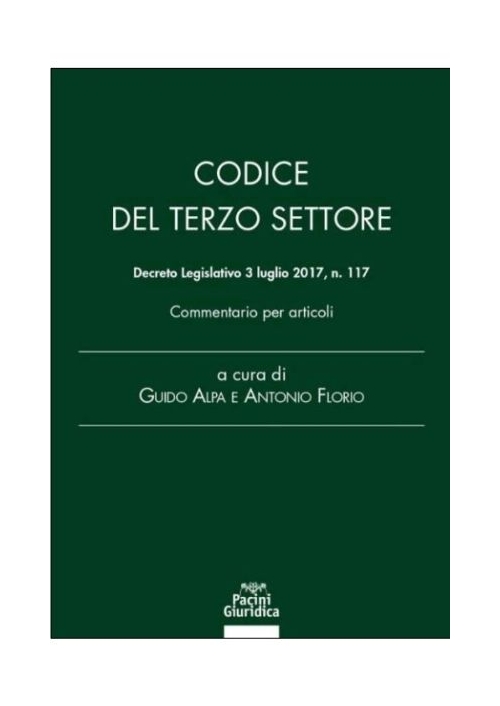 CODICE DEL TERZO SETTORE